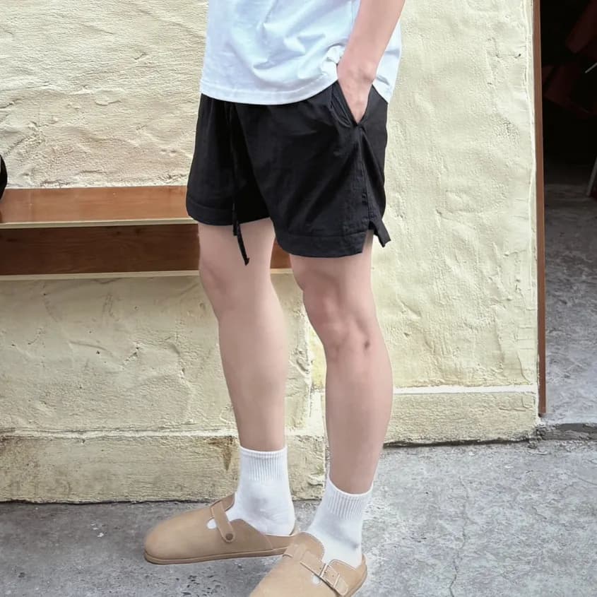 Quần Short Dù 2 lớp unisex MENSHOP