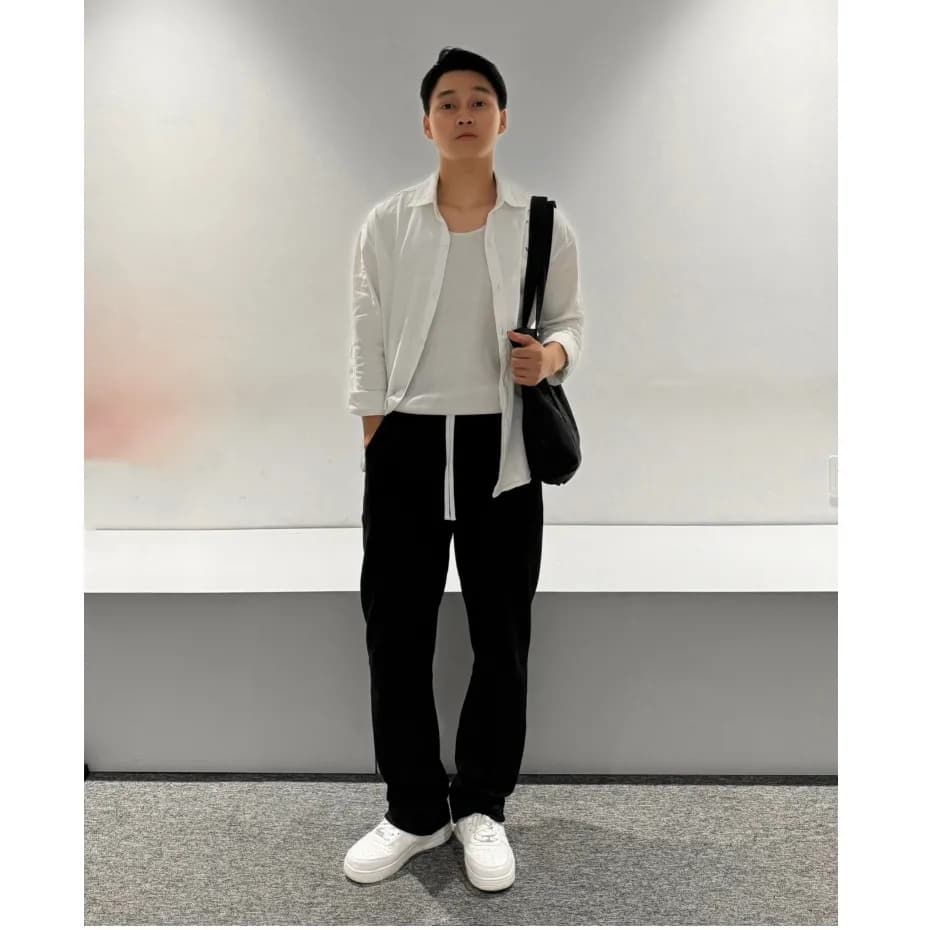 Quần Dài Nỉ Chân Cua Ống Suông Lưng Thun Co Dãn
